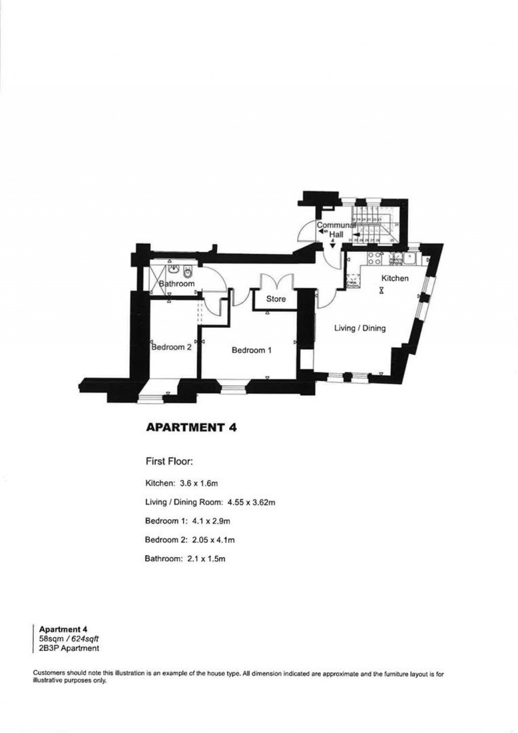 Floorplans For Litchdon Street, Barnstaple