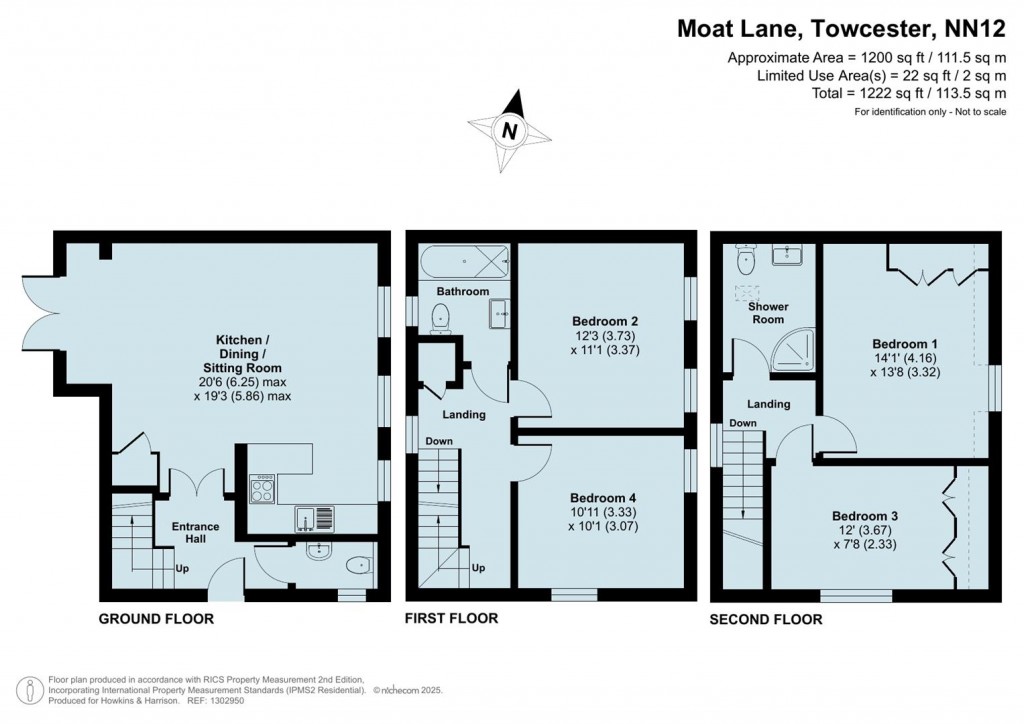 Floorplans For Moat Lane, Towcester, NN12