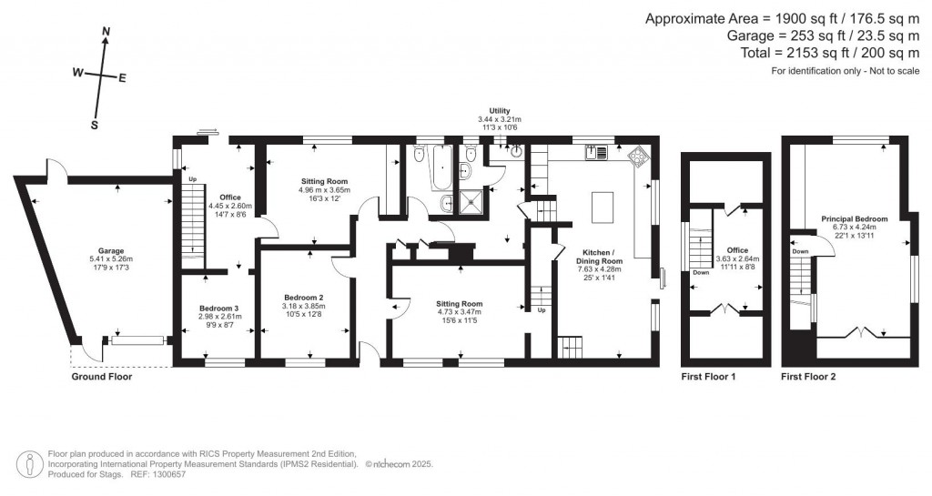 Floorplans For Church Close, Old Cleeve, Minehead