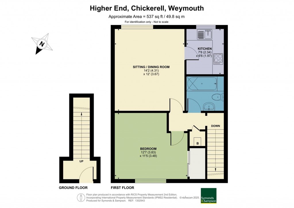 Floorplans For Higher End, Chickerell, Weymouth