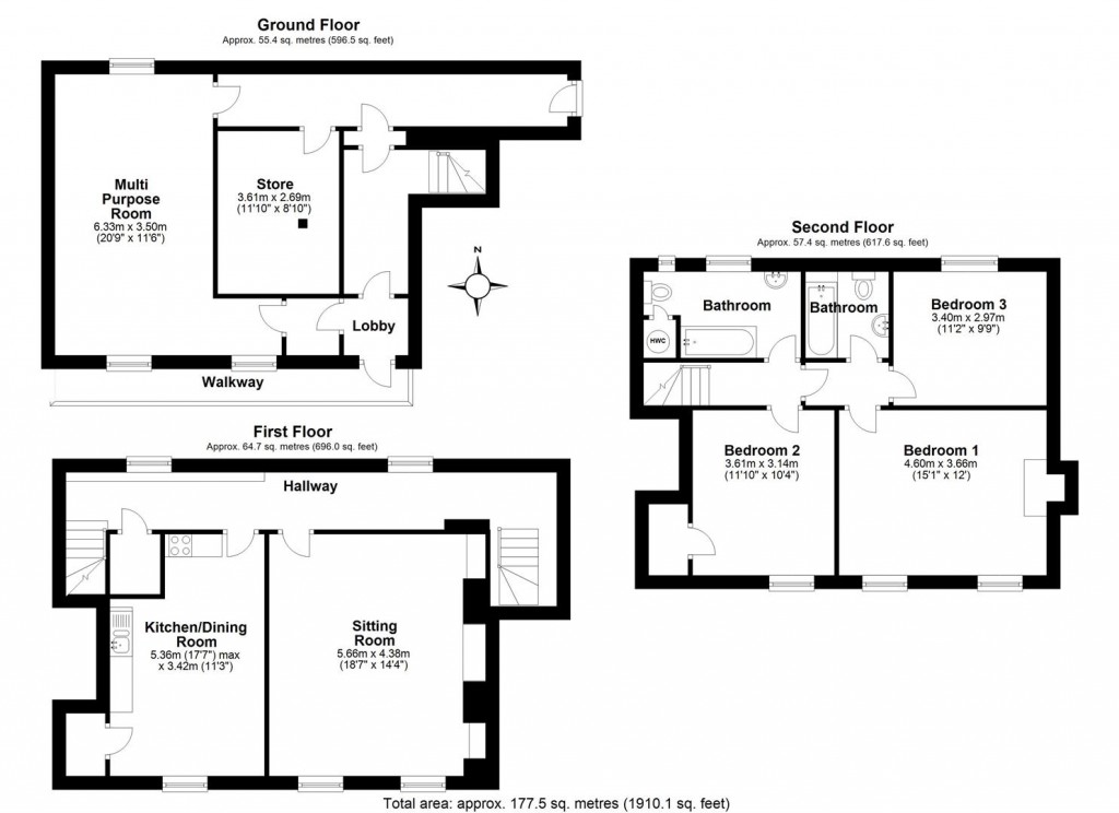 Floorplans For Lower Ferry Slip, Dartmouth