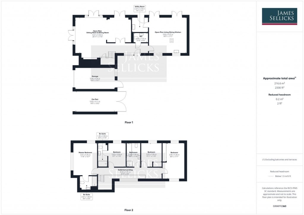 Floorplans For Avocet House, Briar Rose Close, North Kilworth, Lutterworth