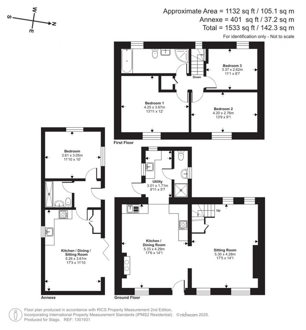 Floorplans For Trenoweth, Mabe Burnthouse, Penryn