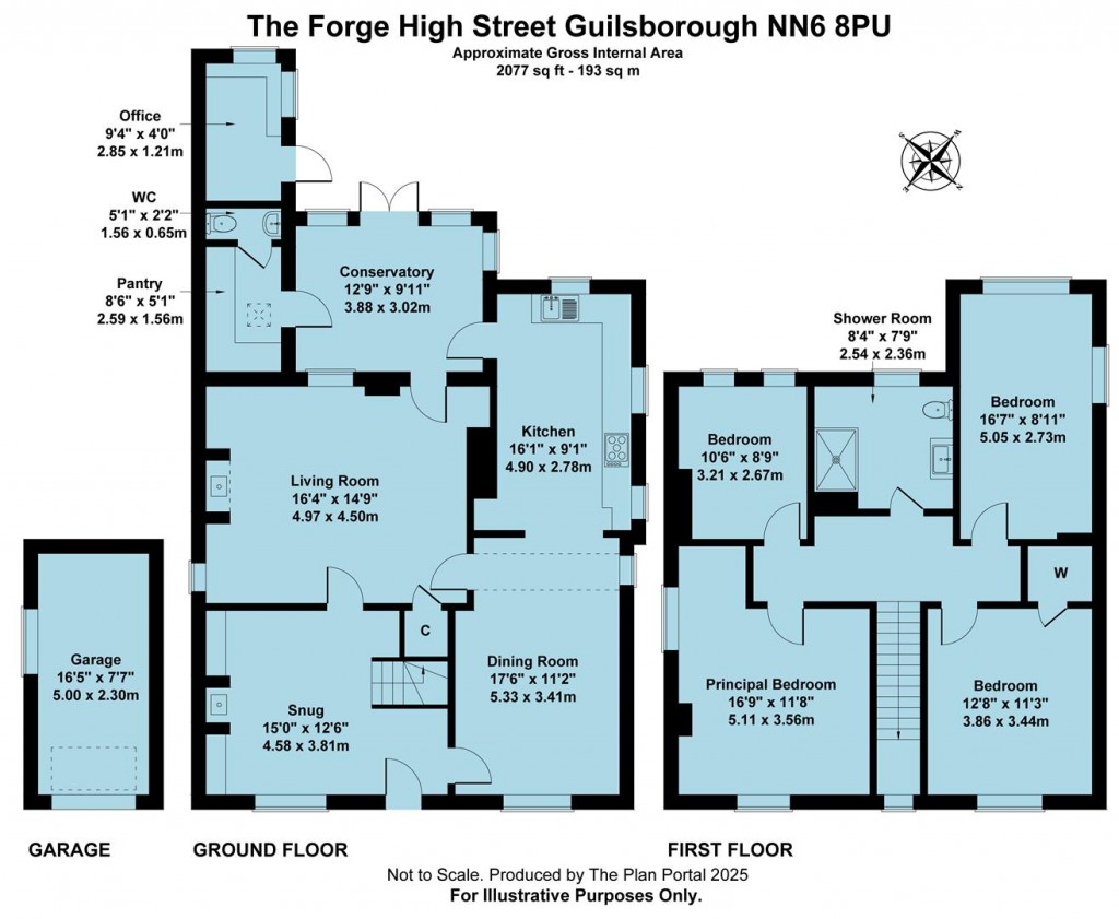 Floorplans For High Street, Guilsborough, Northampton, NN6