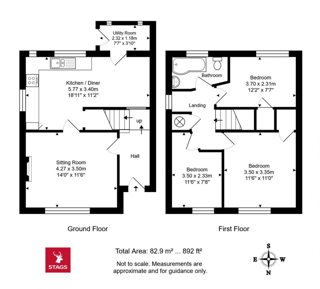 Floorplans For Looke Lane, Puncknowle
