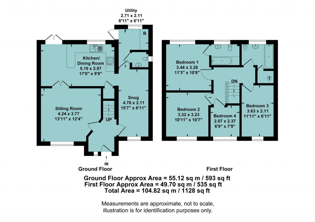 Floorplans For Ashlade, Middleton Cheney, Banbury