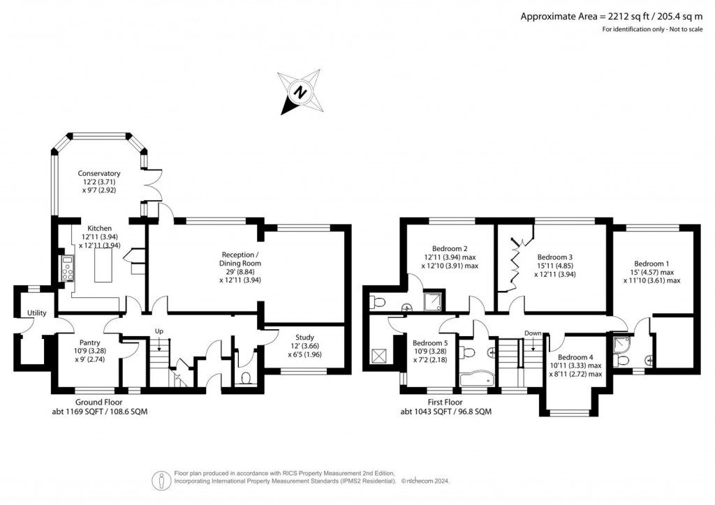 Floorplans For Rydon Lane, Exeter