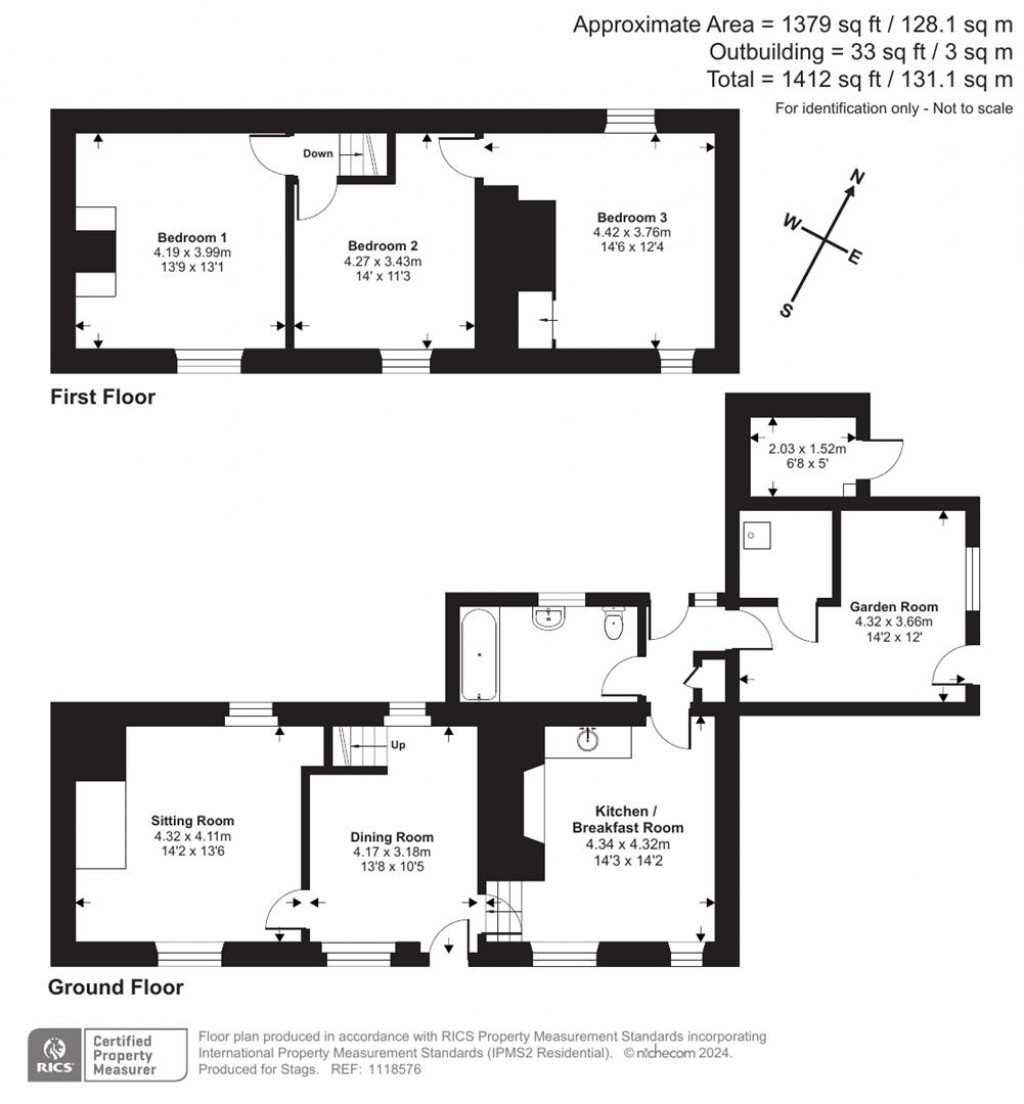 Floorplans For West Putford, Holsworthy