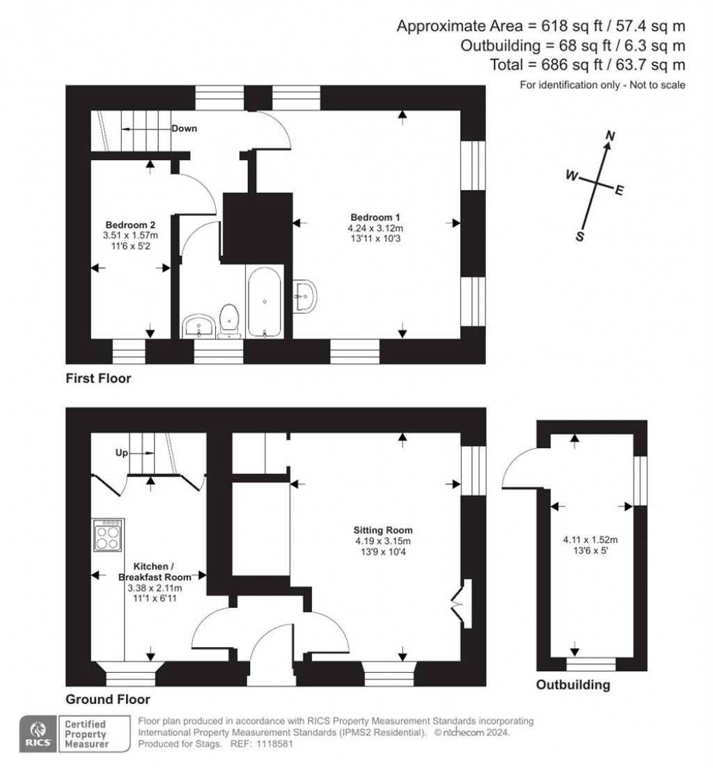 Floorplans For West Putford, Holsworthy