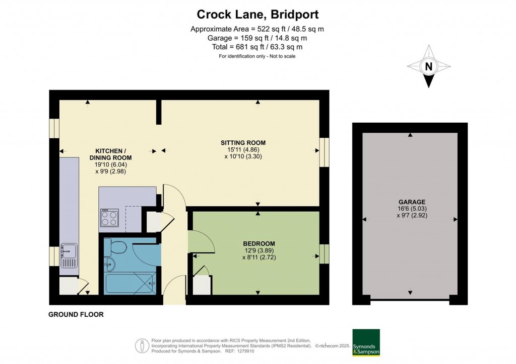 Floorplans For Crock Lane, Bridport