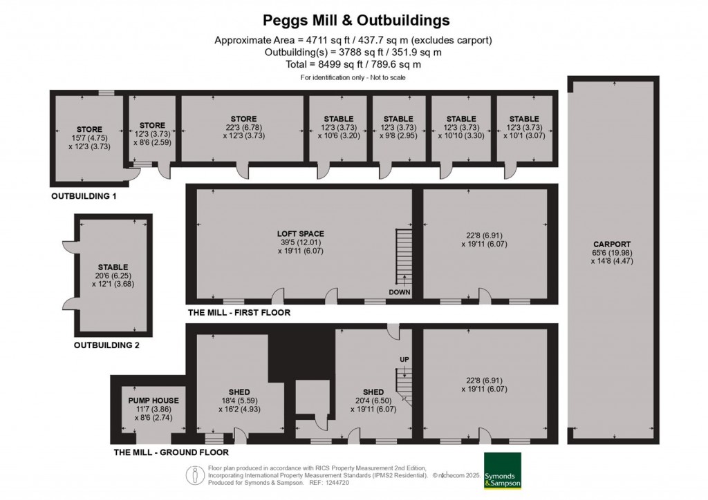 Floorplans For Peggs Farm, Farrington, Blandford