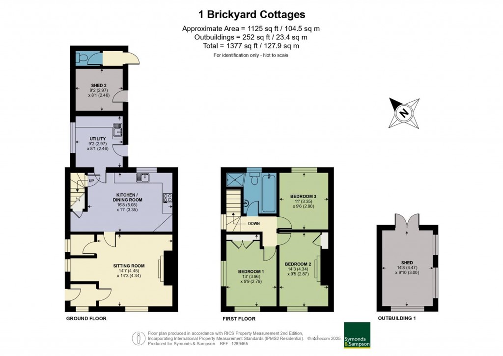 Floorplans For Peggs Farm, Farrington, Blandford