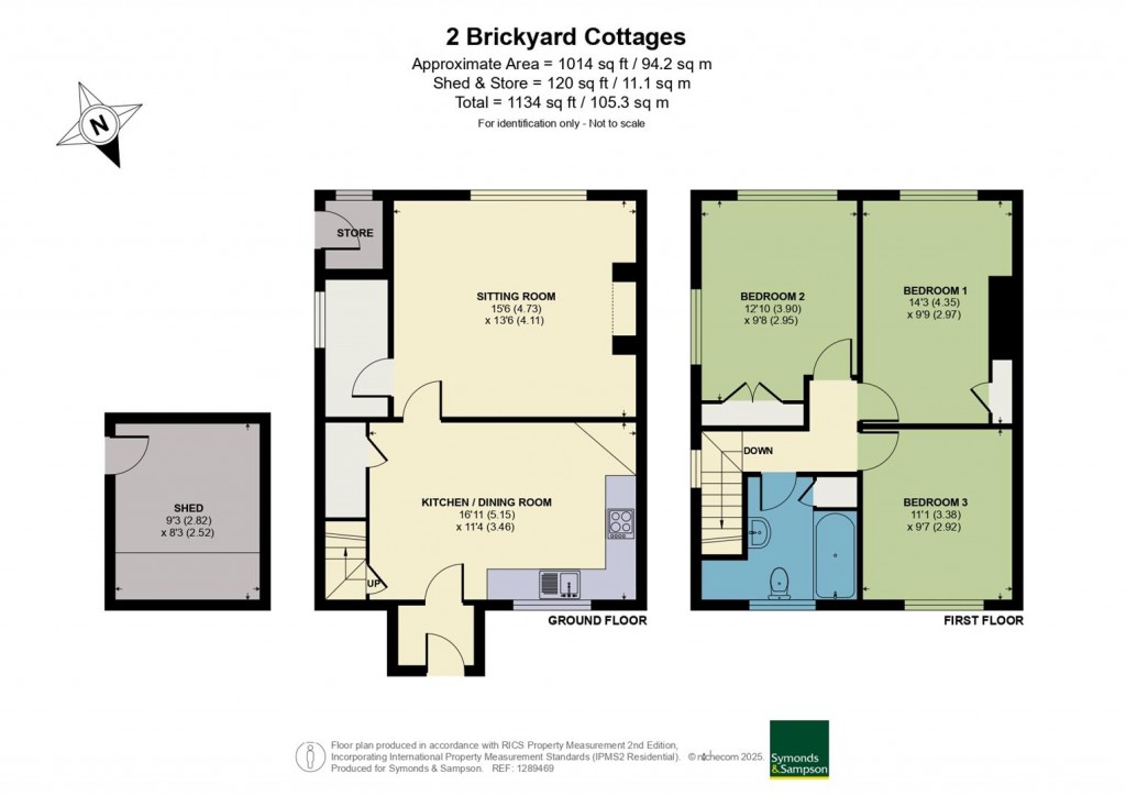 Floorplans For Peggs Farm, Farrington, Blandford