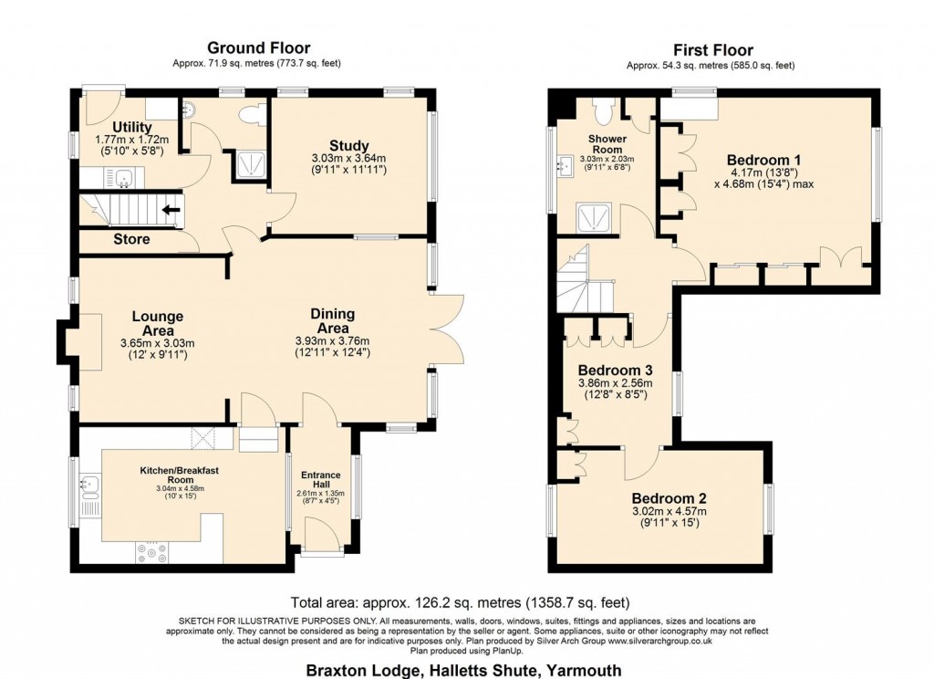 Floorplans For Norton, Isle of Wight