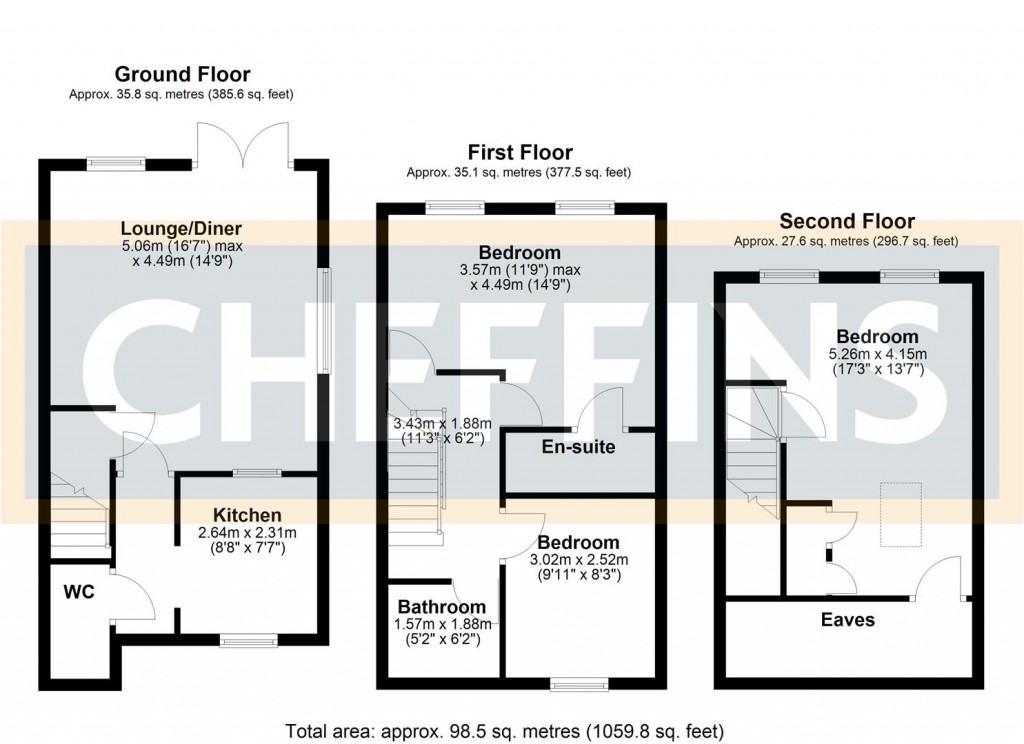 Floorplans For Redshank Close, Haverhill