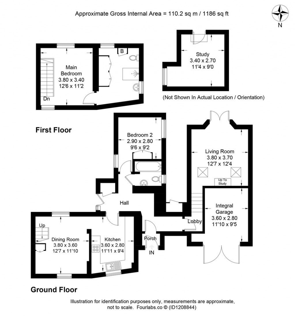 Floorplans For Staplehay, Trull, Taunton