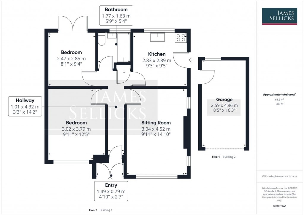 Floorplans For Hammond Way, Market Harborough