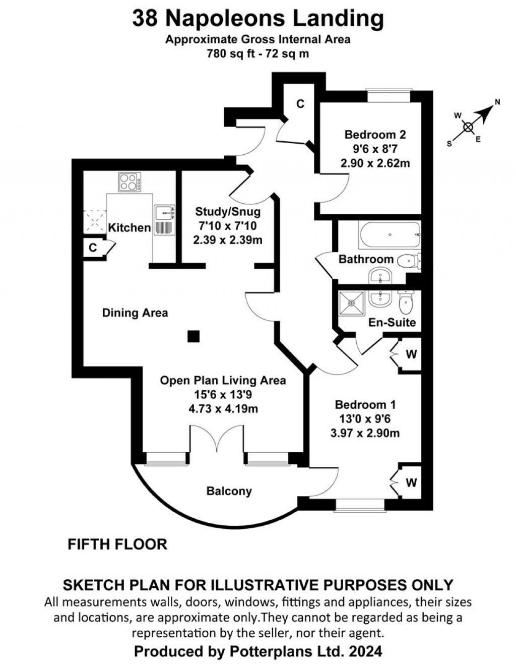 Floorplans For Sandown, Isle of Wight
