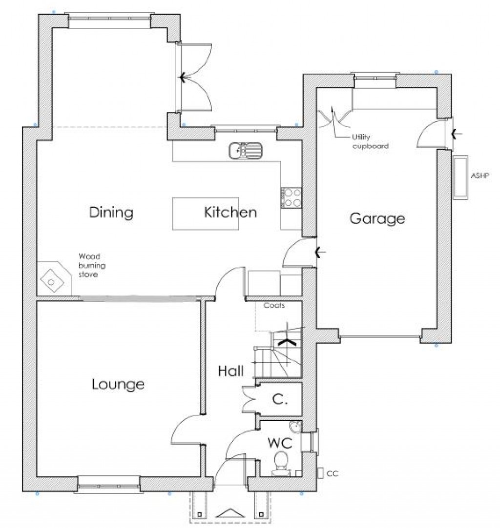 Floorplans For East street Gardens, Beaminster