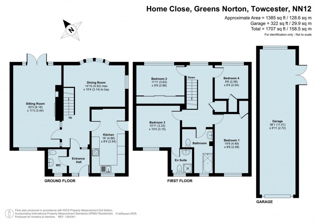 Floorplans For Home Close, Greens Norton, NN12