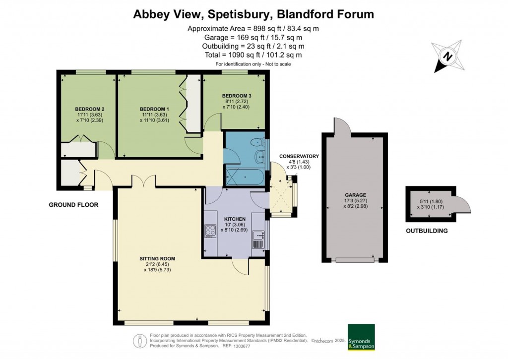 Floorplans For Abbey View, Spetisbury, Blandford Forum