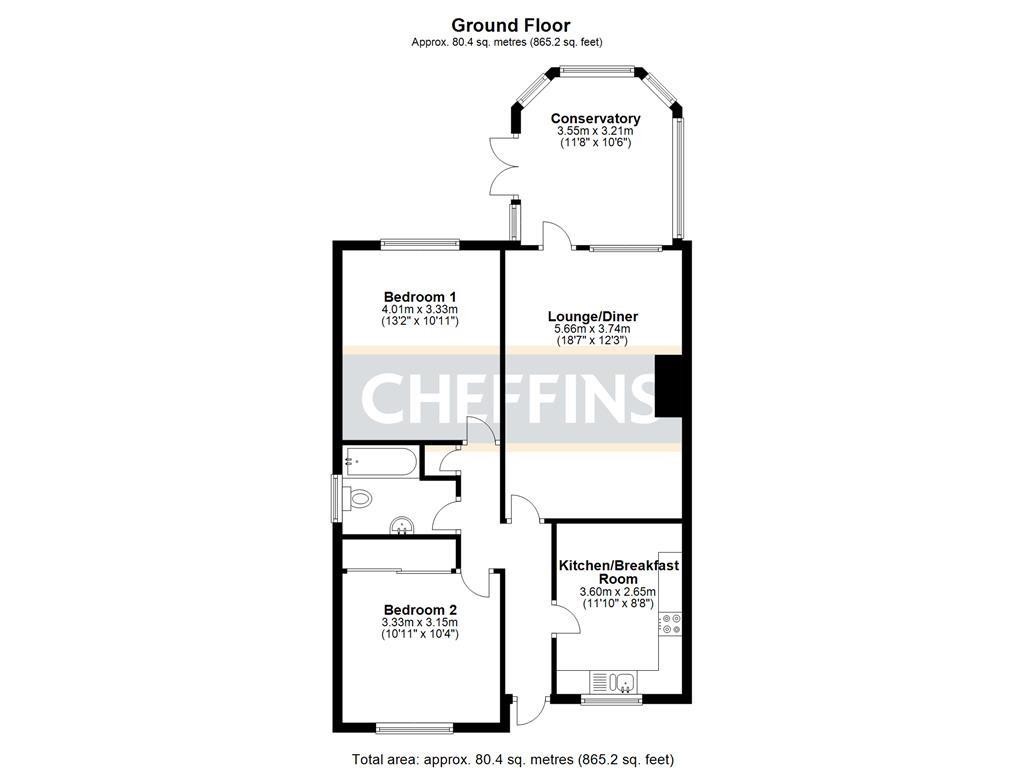 Floorplans For The Grove, Stretham, Ely