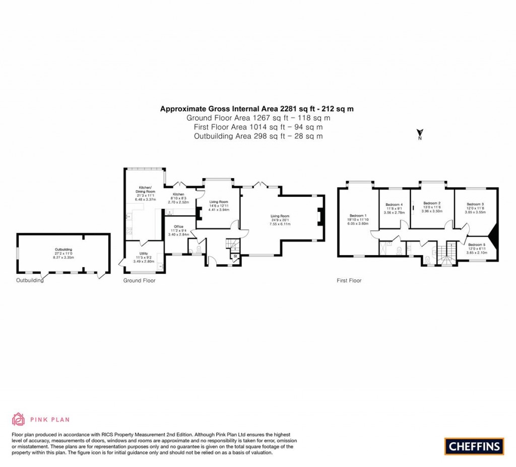 Floorplans For Queen Ediths Way, Cambridge