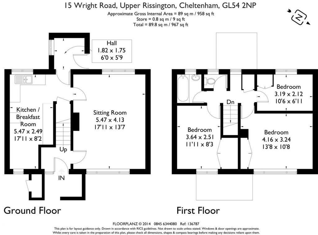 Floorplans For Upper Rissington, Gloucestershire