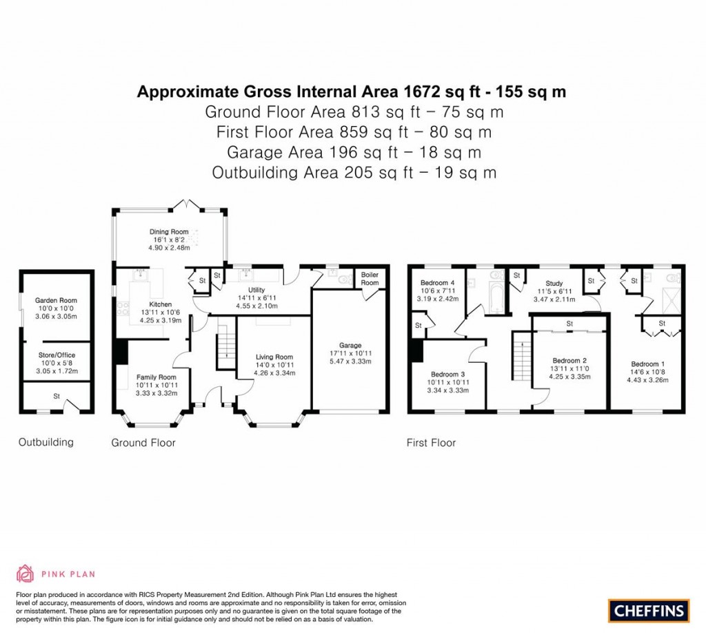 Floorplans For Main Street, Little Thetford