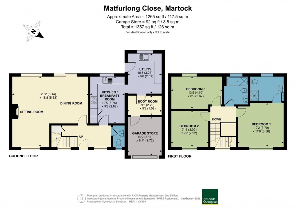 Floorplans For Matfurlong Close, Martock