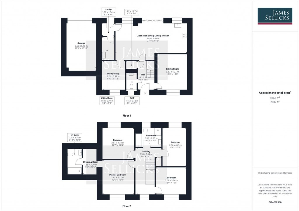 Floorplans For Sycamore Rise, Hallaton Road, Tugby, Leicestershire