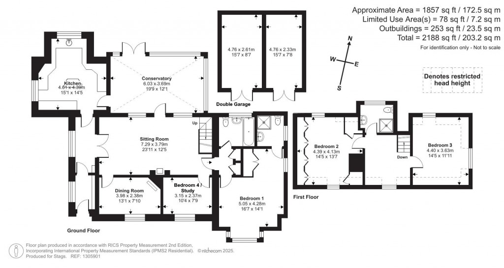 Floorplans For Throwleigh, Okehampton