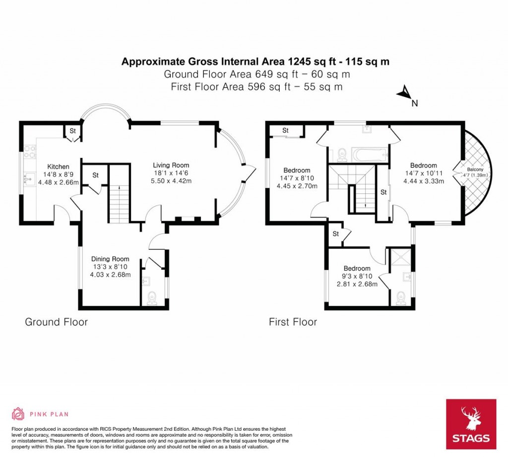 Floorplans For Grove Mews, Totnes