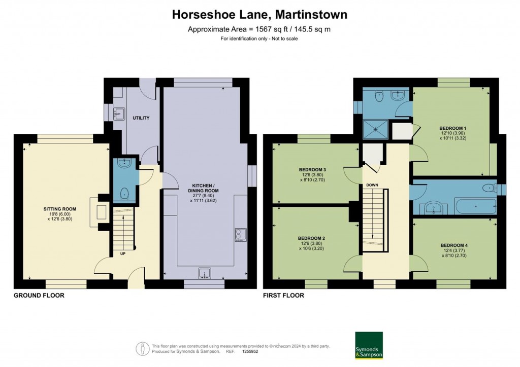 Floorplans For Park Farm North, Martinstown, Dorchester