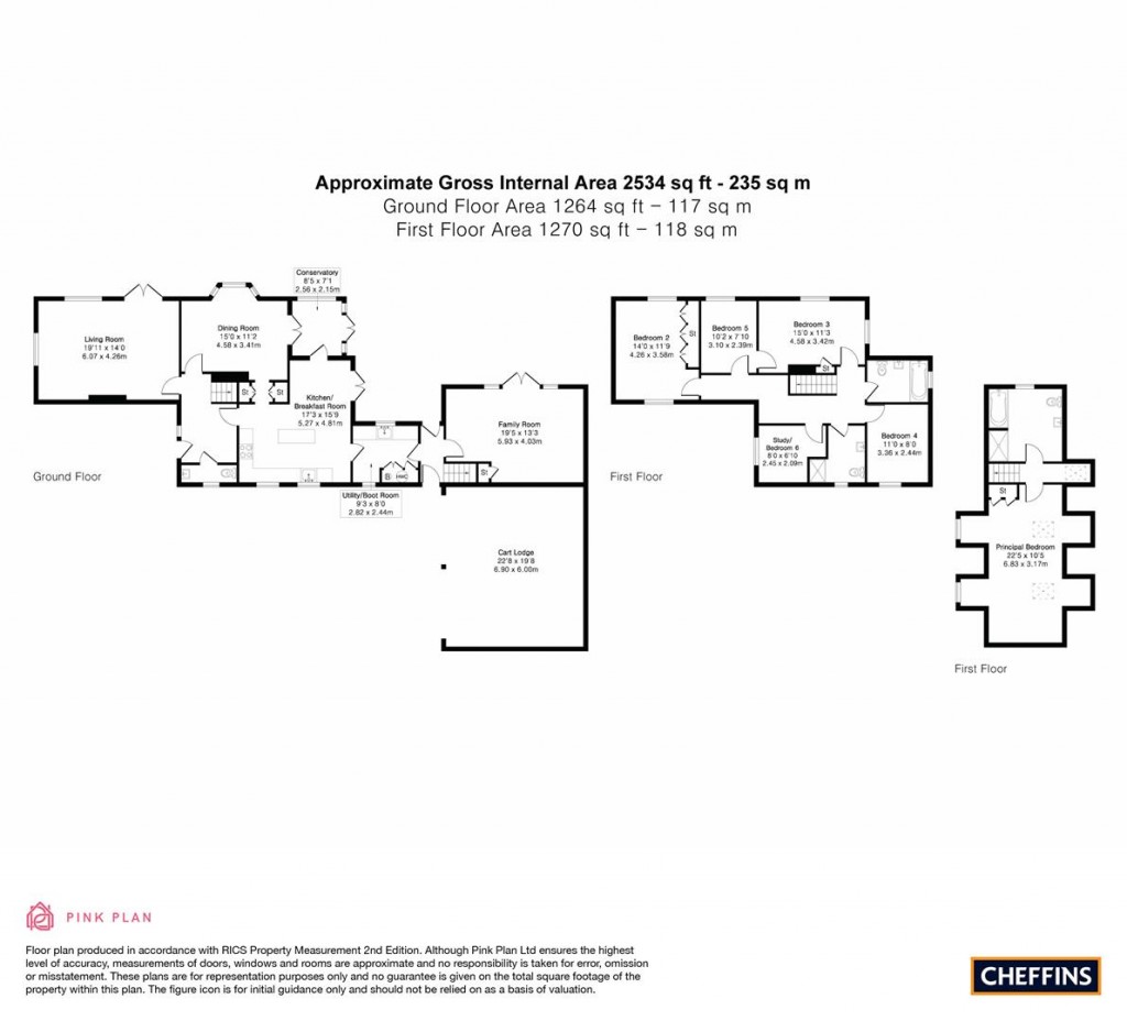 Floorplans For Brinkley Road, Weston Colville