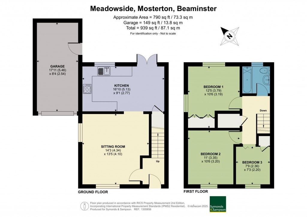 Floorplans For Meadowside, Mosterton, Beaminster