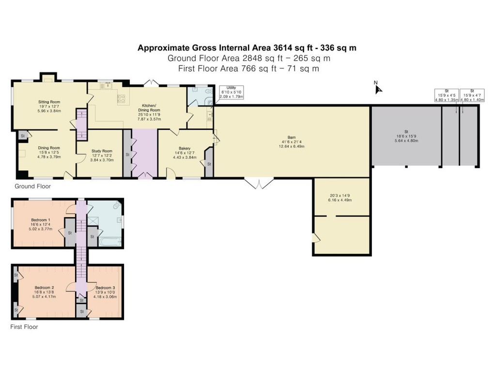 Floorplans For Newlands Lane, Stoke Row