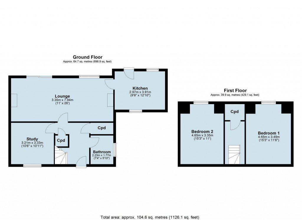 Floorplans For Rectory Lane, Walgrave, Northampton