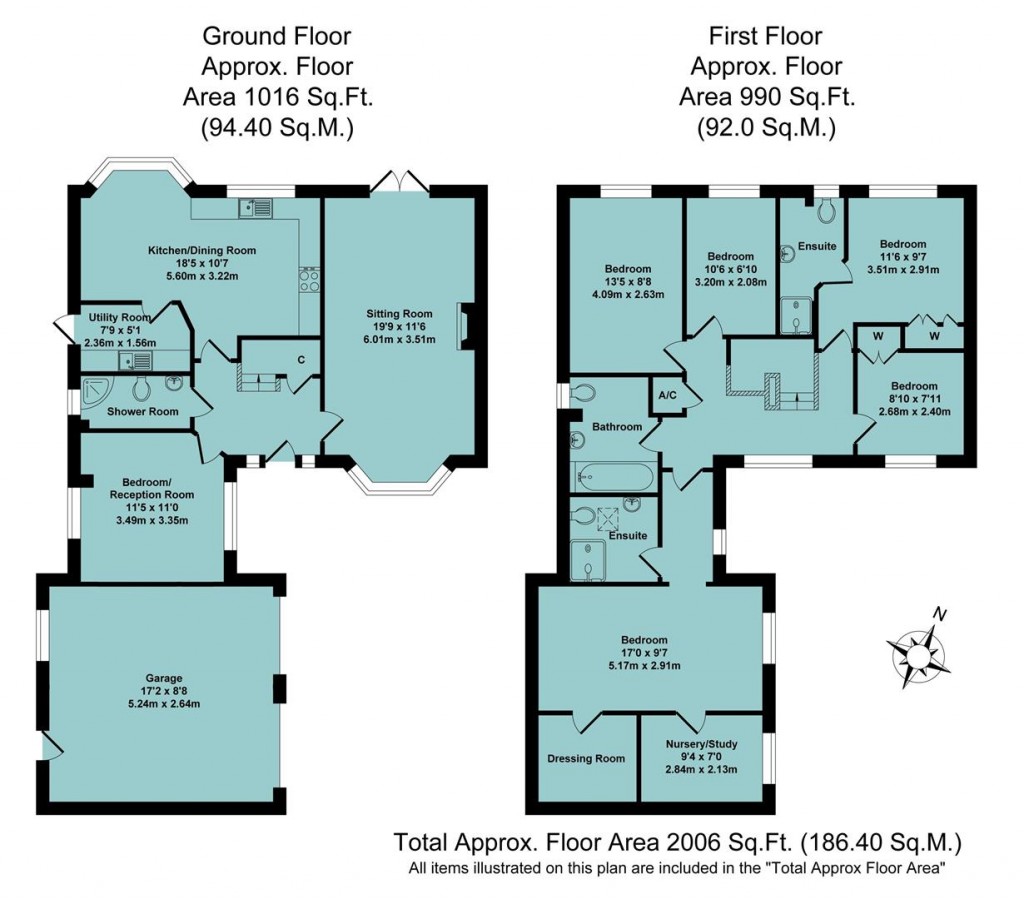 Floorplans For Griffin Close, Twyford, Banbury