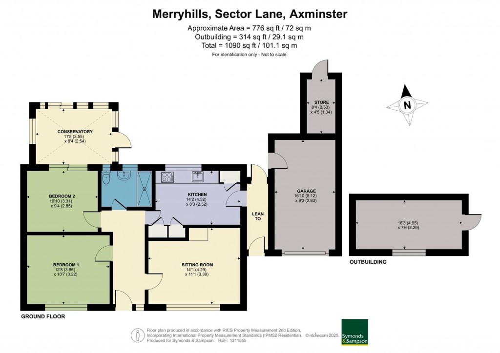 Floorplans For Sector Lane, Axminster