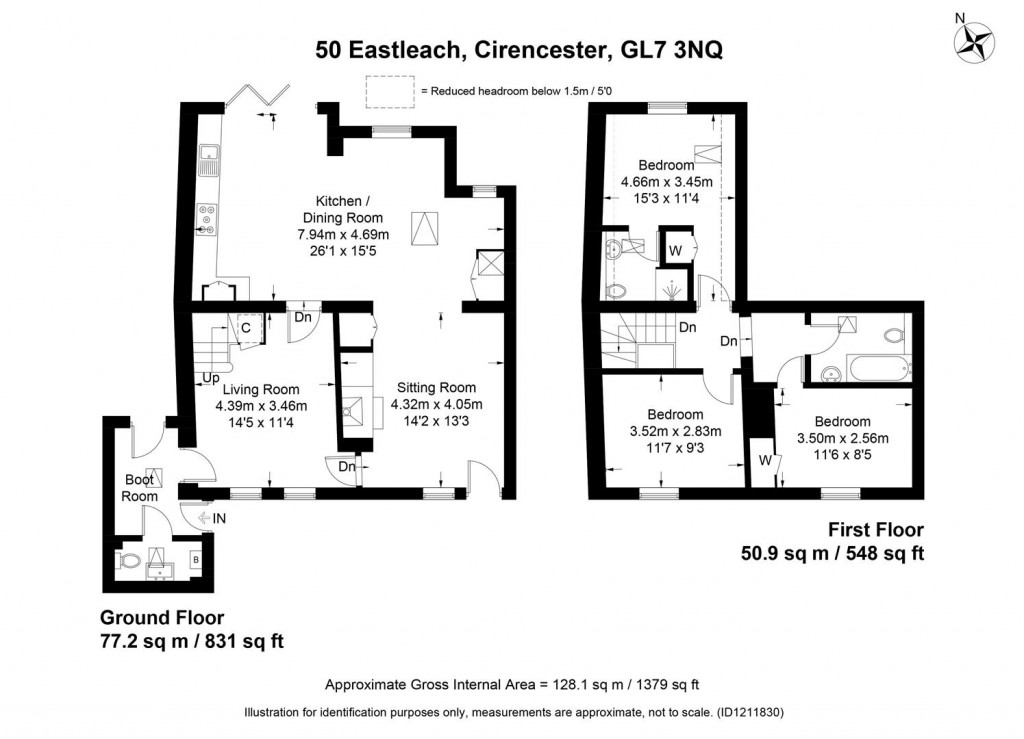 Floorplans For Eastleach, Gloucestershire