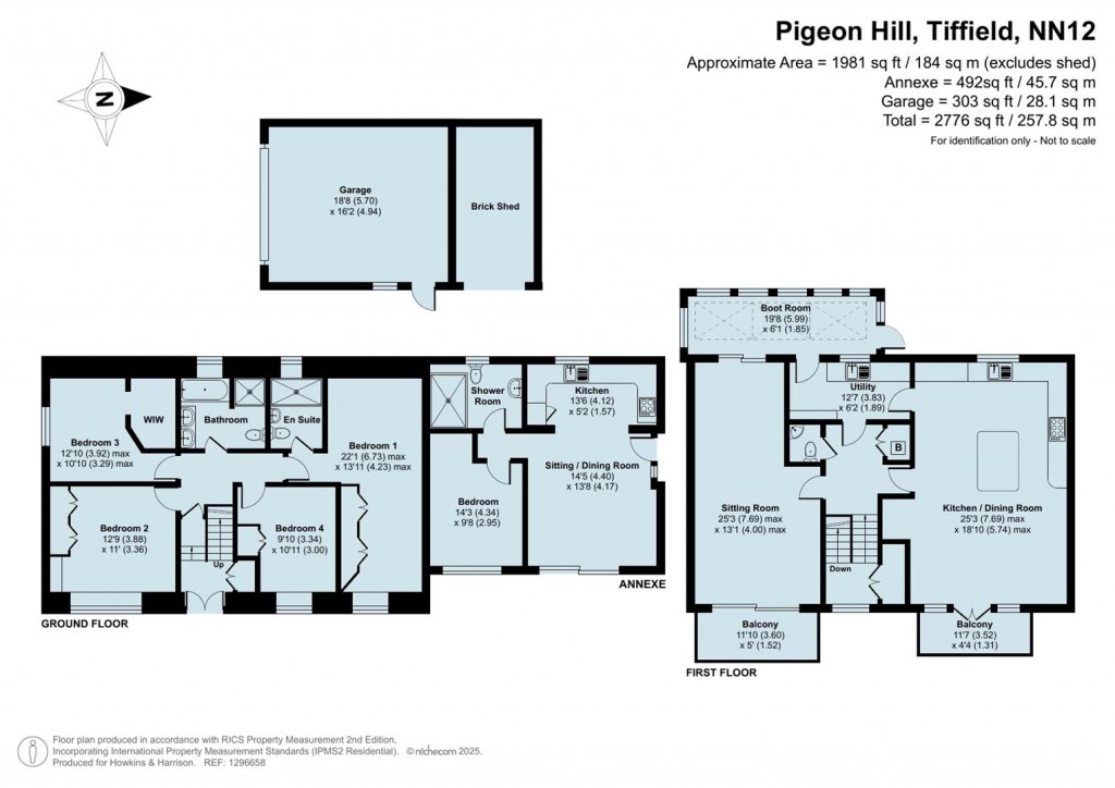 Floorplans For Pigeon Hill, Tiffield, NN12