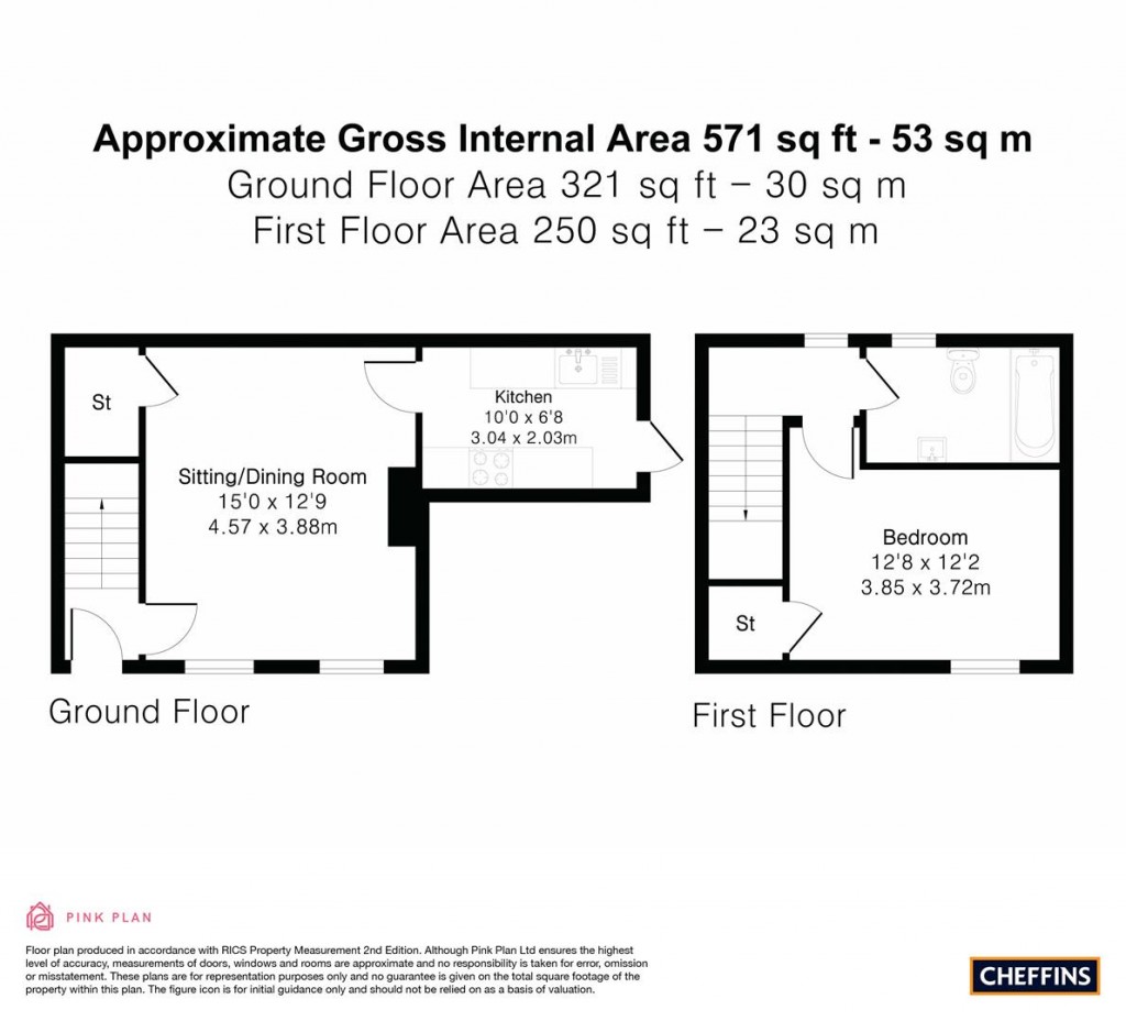 Floorplans For Upper Green, Stoke By Clare, Sudbury