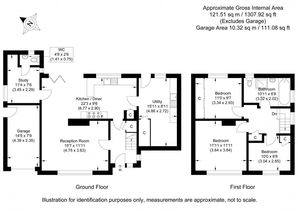 Floorplans For Guelphs Lane, Thaxted, Dunmow