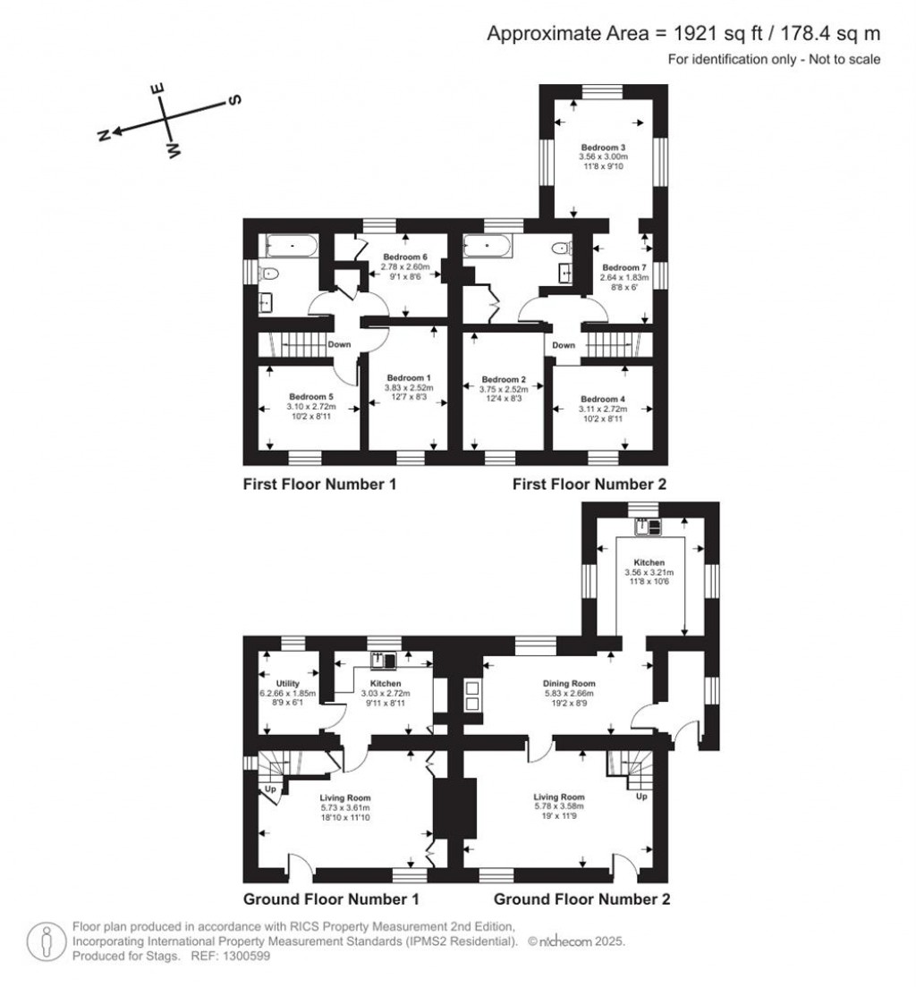 Floorplans For Trevithick Cottages, Trevithick, Newquay