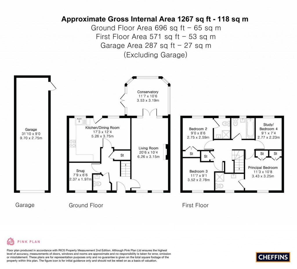 Floorplans For Acorn Way, Red Lodge