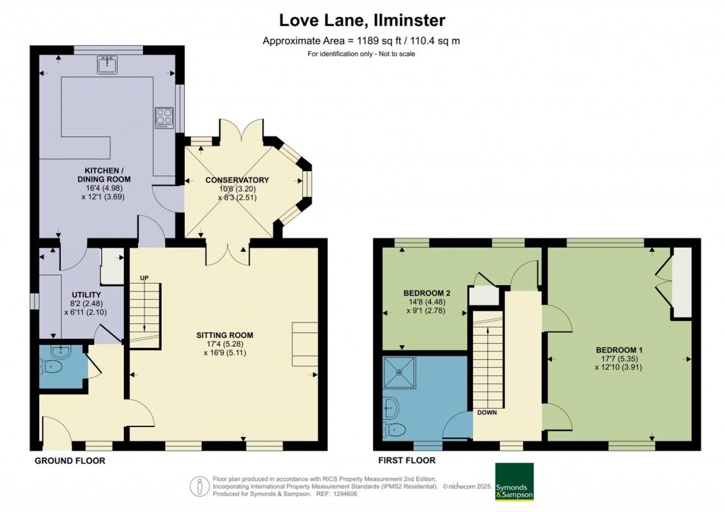 Floorplans For Love Lane, Ilminster