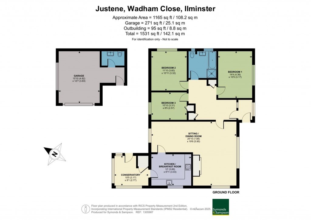 Floorplans For Wadham Close, Ilminster