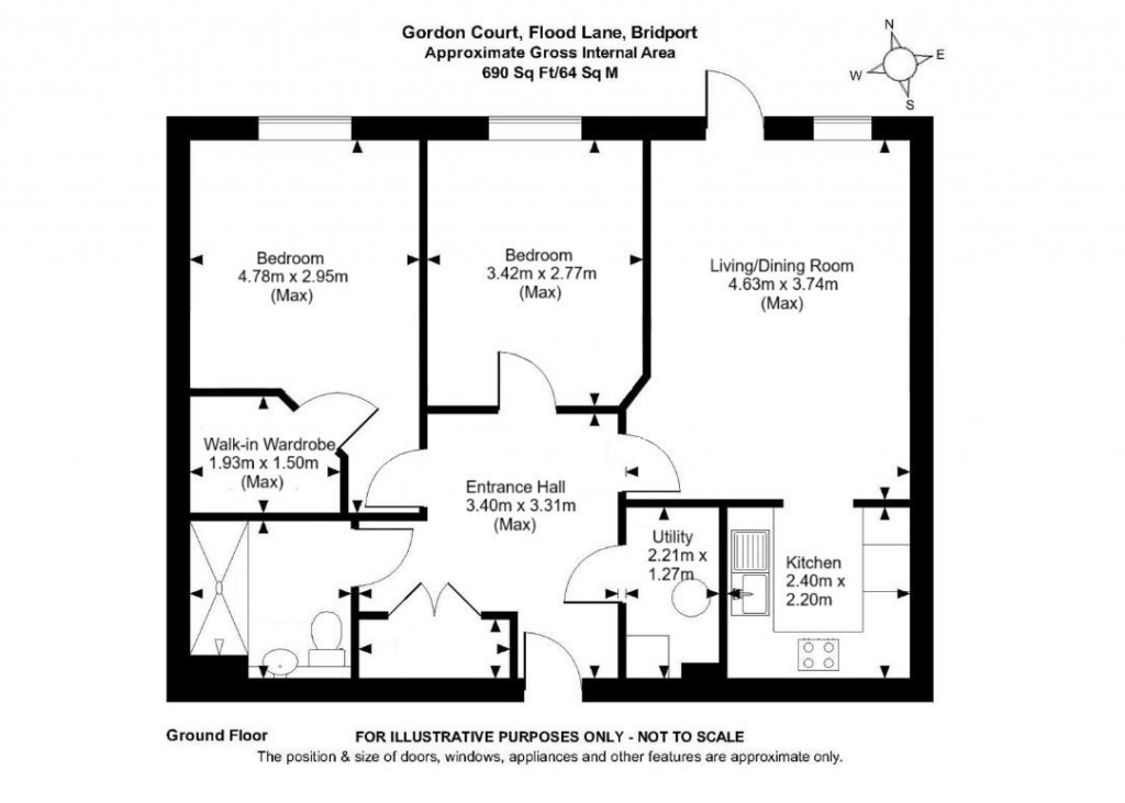 Floorplans For Flood Lane, Bridport