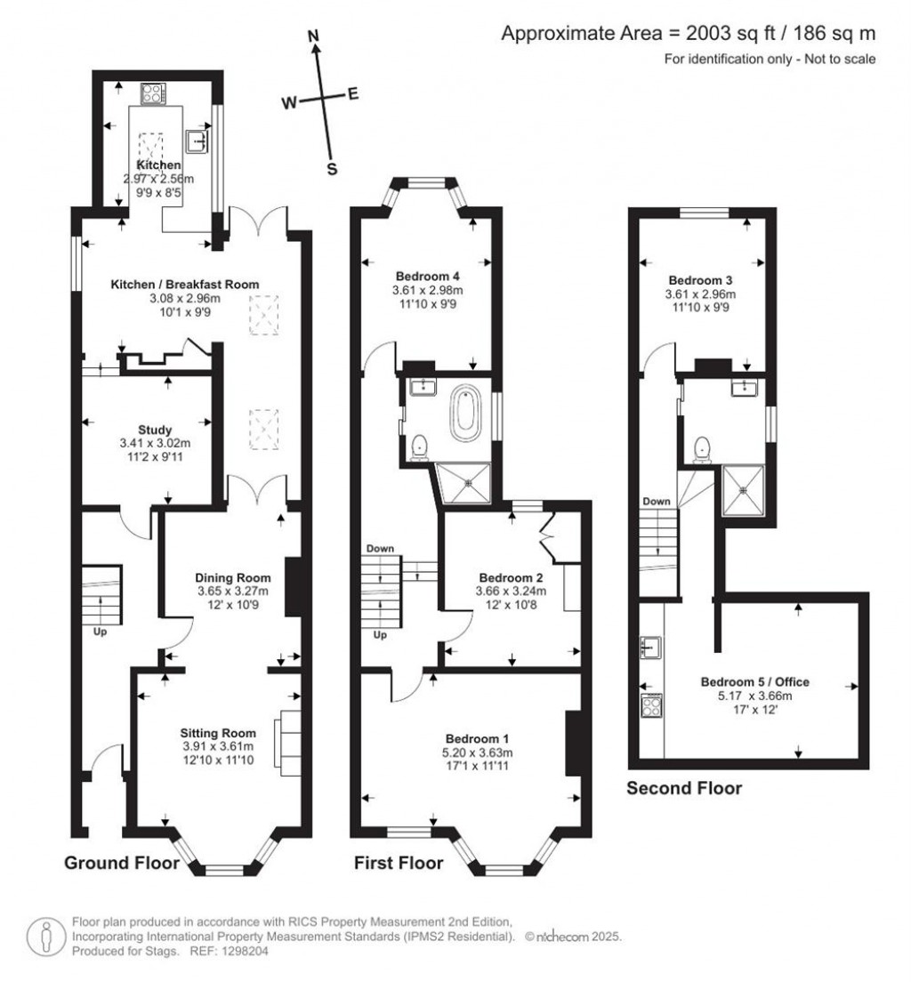 Floorplans For Peaslands Road, Sidmouth